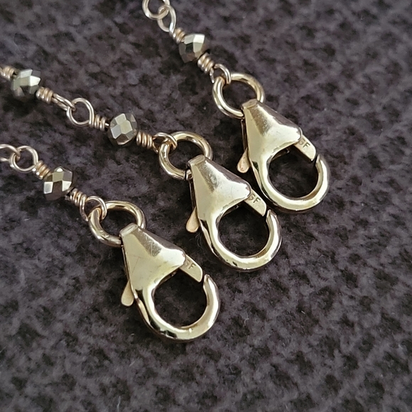 ✨️HP✨️ Dainty Gold💛 Pyrite Bracelet Trio3️⃣ - NWOT - Picture 9 of 15